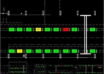 Line Sign Plant Floor Layout