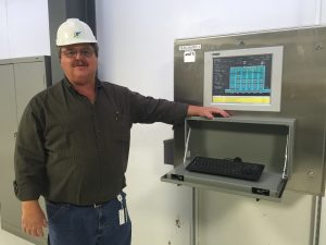 Brian Tucker pictured at SCWRD's Spring Creek Facility